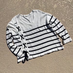 Sweater with fun stitching